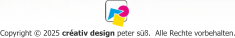 Copyright © 2025 créativ design peter süß.  Alle Rechte vorbehalten.
